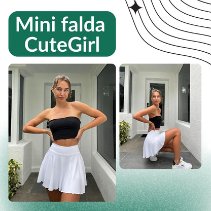 Mini Falda Short CuteGirl (PACK X2)