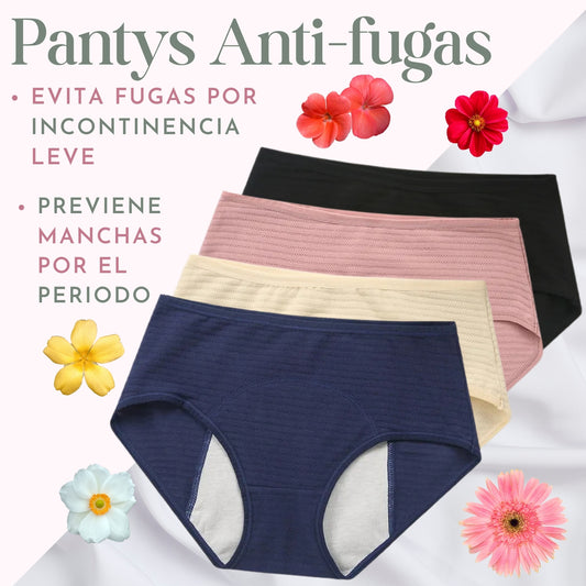 Interior para incontinencia y flujo menstrual (Pack x4)