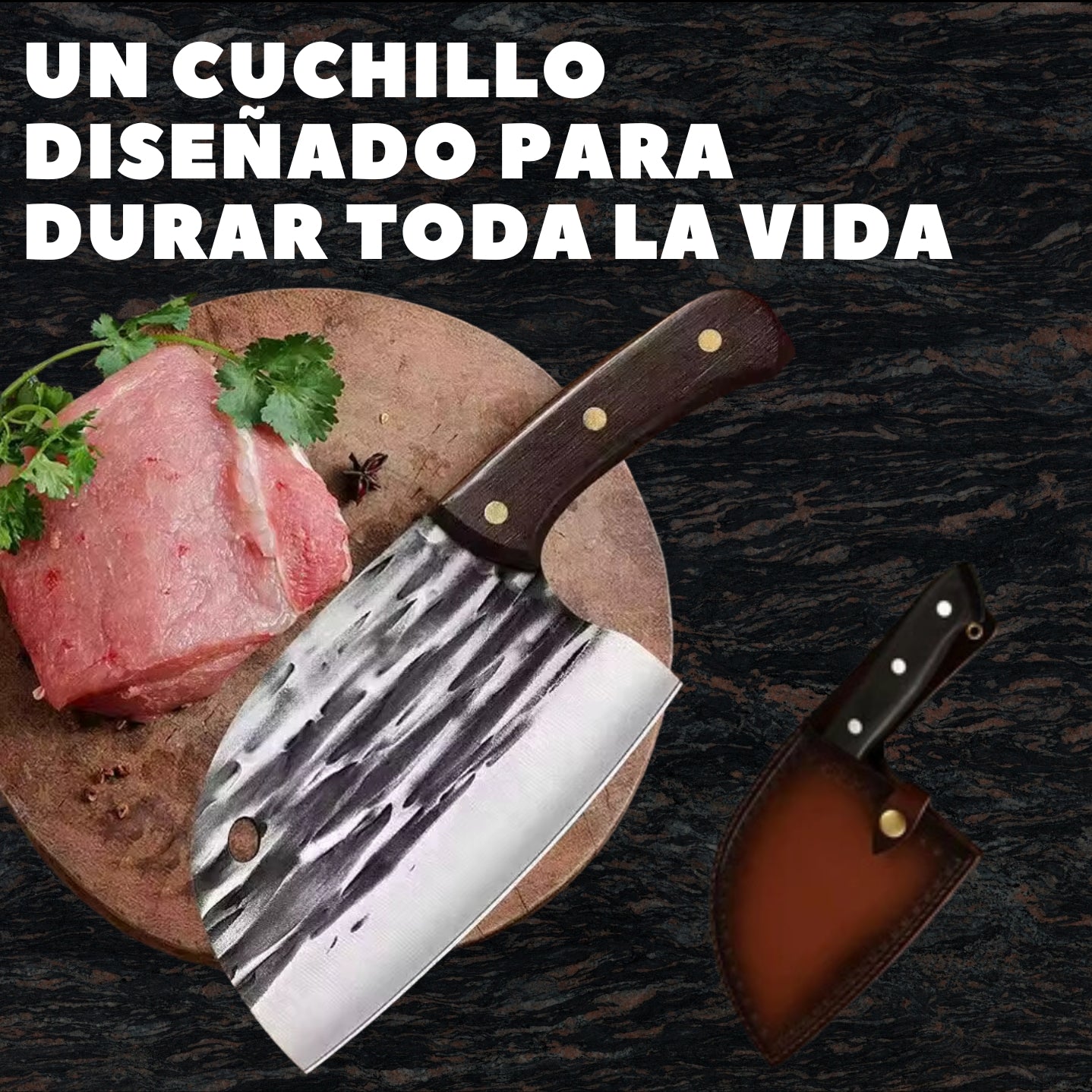 Cuchillo Forjado Japonés de Cocina