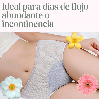 Interiores para incontinencia y flujo menstrual