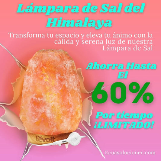 Enciende la Tranquilidad con Nuestra Lámpara de Sal del Himalaya 🌟✨